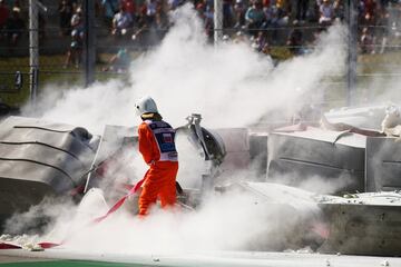 Las imágenes del accidente en Sochi que acabó con la carrera de F2