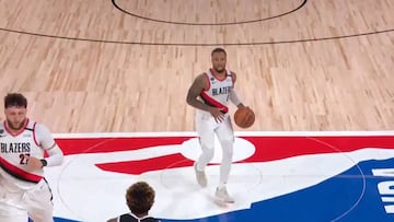 Se está jugando la vida, va 7 abajo y hace esto: Lillard es el hombre del mes en EE.UU