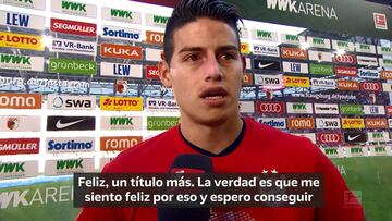 James: "Espero conseguir muchos más títulos con Bayern"