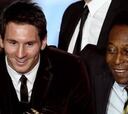 Messi se despide de Pelé