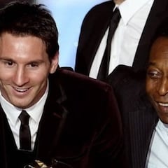 Messi se despide de Pelé