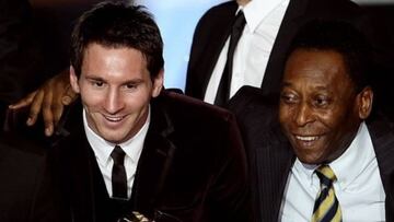 Messi se despide de Pelé