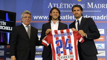 Demichelis, cesión, 32 años (Málaga). Defensa curtido, duro, veterano, jugó y no aportó todo lo que el Cholo esperaba. Pasó sin pena ni gloria por el equipo rojiblanco.