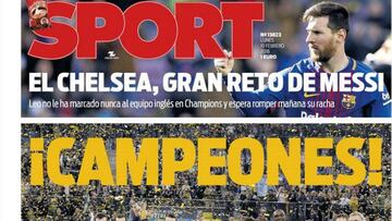 La Copa de basket borra al Chelsea de las portadas