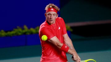 Tennis - Mexican Open - Arena GNP Seguros, Acapulco, Mexico - February 27, 2025 Spain's Davidovich Fokina in action during his quarter final match against Mexico's Rodrigo Pacheco REUTERS/Henry Romero