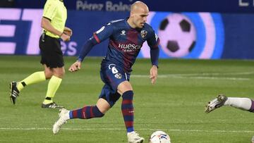 Sandro Ramírez durante un partido contra el Huesca.