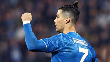 El futbolista portugués de la Juventus, Cristiano Ronaldo, durante un partido.