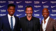 21/10/21 FC BARCELONA ACTO DE RENOVACION DE CONTRATO DE ANSU FATI 
Jorge Mendes 
Padre de Ansu Fati 
