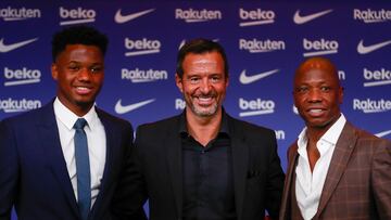 21/10/21 FC BARCELONA ACTO DE RENOVACION DE CONTRATO DE ANSU FATI
Jorge Mendes
Padre de Ansu Fati