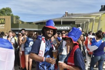 Gran ambiente en la previa de la final de la Eurocopa