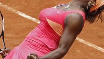 <b>SUFRE.</b> Serena debió emplearse a fondo para continuar en el torneo.