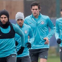 El Chelsea prepara el duelo ante el Barça con Marcos pero sin Bakayoko ni David Luiz