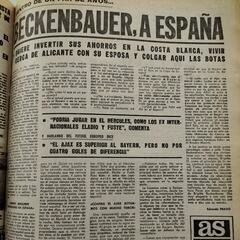 Beckenbauer planeó jugar en el Hércules