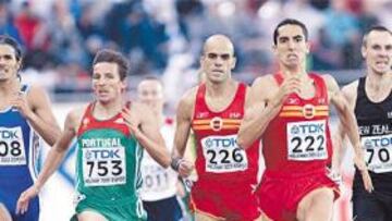 <b>IMPONENTE. </b>Arturo Casado desplegó su gran potencia sobre la pista de Helsinki, controlando la carrera en todo momento, y en los últimos metros midió bien su ventaja.