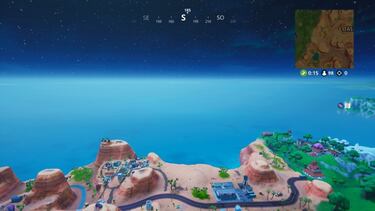 Fortnite: avistado un monstruo marino con el castillo de Pico Polar a sus espaldas
