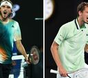 Tsitsipas-Medvedev, noveno capítulo de una áspera rivalidad