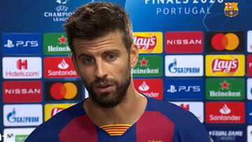 Piqué: "Si es necesario, seré el primero en irme"