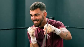El boxeador español Jon Fernández.