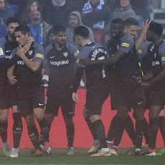 Ben Yedder salva a un Sevilla con diez ante el Leganés