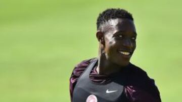 Welbeck, durante un entreno de Inglaterra.