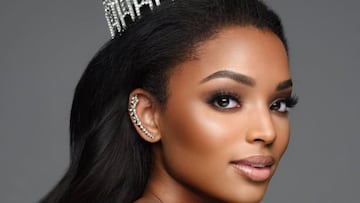 Asya Branch, la candidata de Estados Unidos a Miss Universo 2021, vía Instagram.