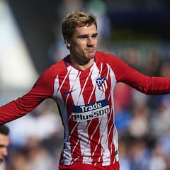 Griezmann y su gol a los 38'' ante el Málaga de Iturra