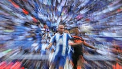 Aleix Vidal during the match between RCD Espanyol and Sevilla FC, corresponding to the week 7 of the Liga Santander, played at the RCDE Stadium on 02th Octoberr 2022, in Barcelona, Spain. (Photo by Joan Valls/Urbanandsport /NurPhoto via Getty Images)
