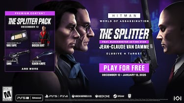 Hitman: World of Assassination te permitirá "matar" a Van Damme muy pronto: así es la nueva misión The Splitter