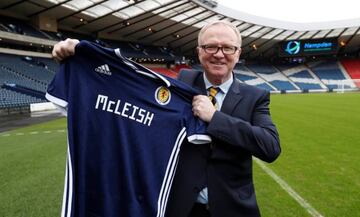 Soccer Football - Scotland - Alex McLeish Press Conference - Hampden Park, Glasgow, Britain - February 16, 2018 Scotland manager Alex McLeish poses for a photograph