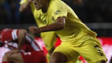 Perbet lideró la vital goleada ante el Girona.