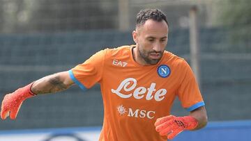 David Ospina vuelve a ser suplente en Napoli a pocos días de las Eliminatorias.