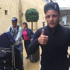 Arana aterrizó en Sevilla y se entrena mañana con Montella