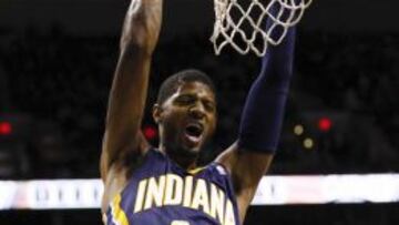 Mate de Paul George en el AT&T Center.