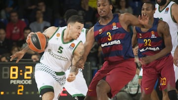 Jonathan Holmes, ante el Panathinaikos.