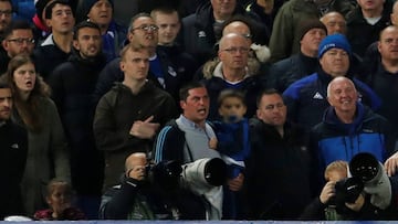 Everton ban fan who attacked Lyon player while holding child