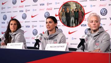 Alex Morgan, Carli Lloyd y Megan Rapinoe asistieron a un concierto de los Rolling Stones en Minneapolis y conocieron a los miembros de la famosa agrupaci&oacute;n. 