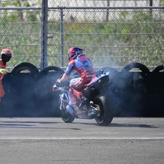 Márquez, tras el incendio de su Ducati: “Creo que podría haber sido quinto”