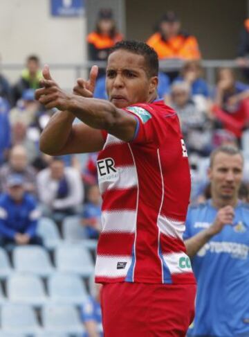 El Arabi celebra el 0-1.