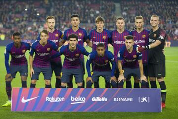 Equipo del Barcelona.