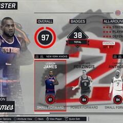 NBA 2K: ¿Podría LeBron disputar los playoffs con cada equipo?