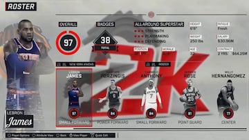 NBA 2K: ?Podr¨ªa LeBron disputar los playoffs con cada equipo?