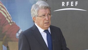 Enrique Cerezo, en la sede de la RFEF, en una imagen de archivo.