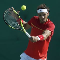 El heroico partido de Rafa Nadal ante Nishikori en imágenes