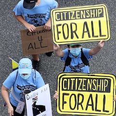 Inmigrantes protestan por ciudadanía para los indocumentados