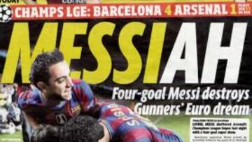 La prensa inglesa se postra ante el 'Messiah'