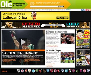 Portadas de la prensa extranjera