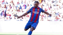 Barcelona and Manchester United legends at Camp Nou