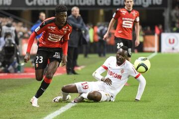 Dembele con el Rennes.