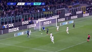 ¡Qué desahogo!: el gol de Alexis que hace soñar al Inter