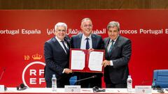 España, Marruecos y Portugal presentan en Rabat la candidatura "de la paz"